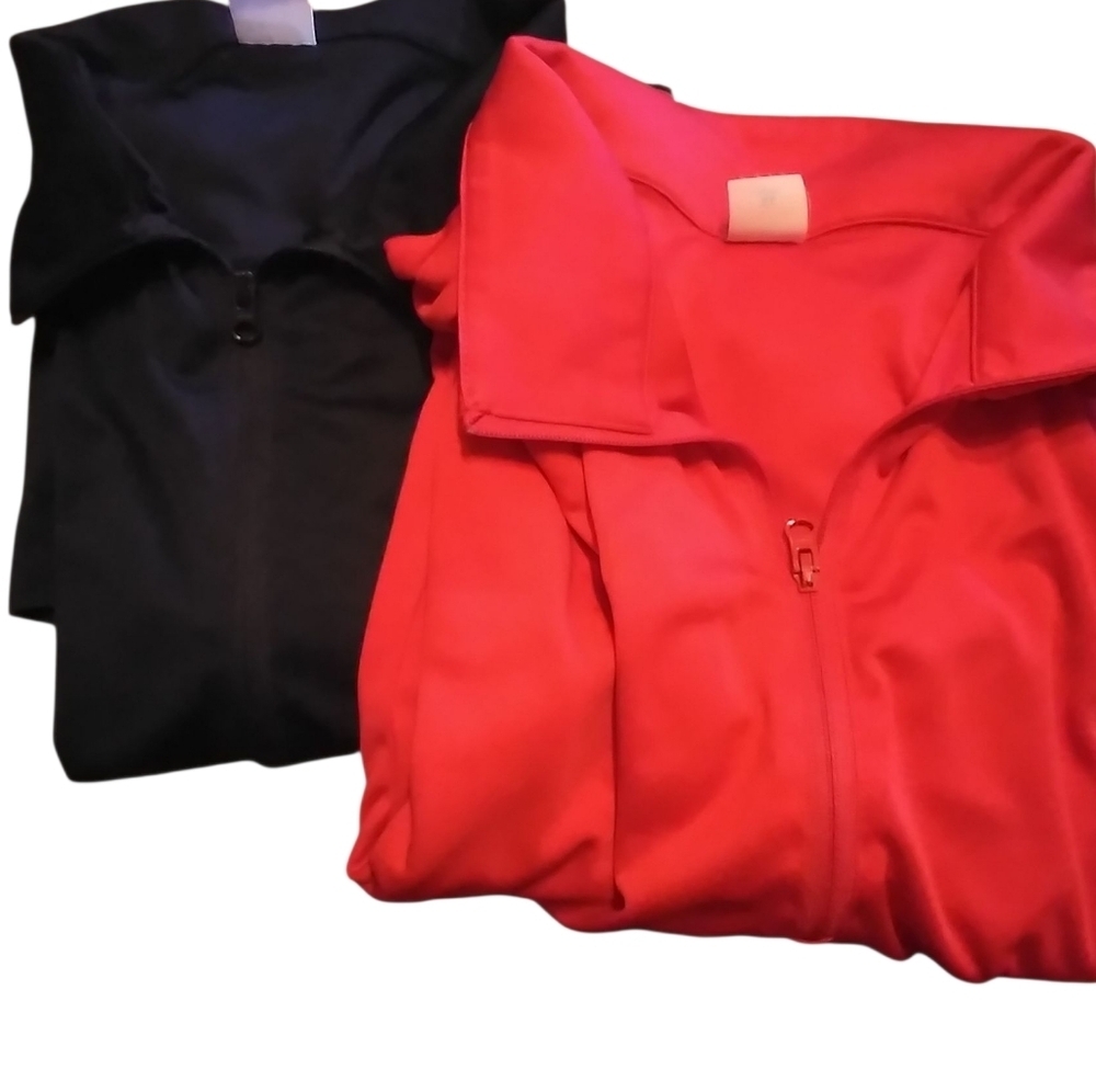 Sport Tek Ladies Red And Black Longsleeve Tops Size XL Activewear Run Sports